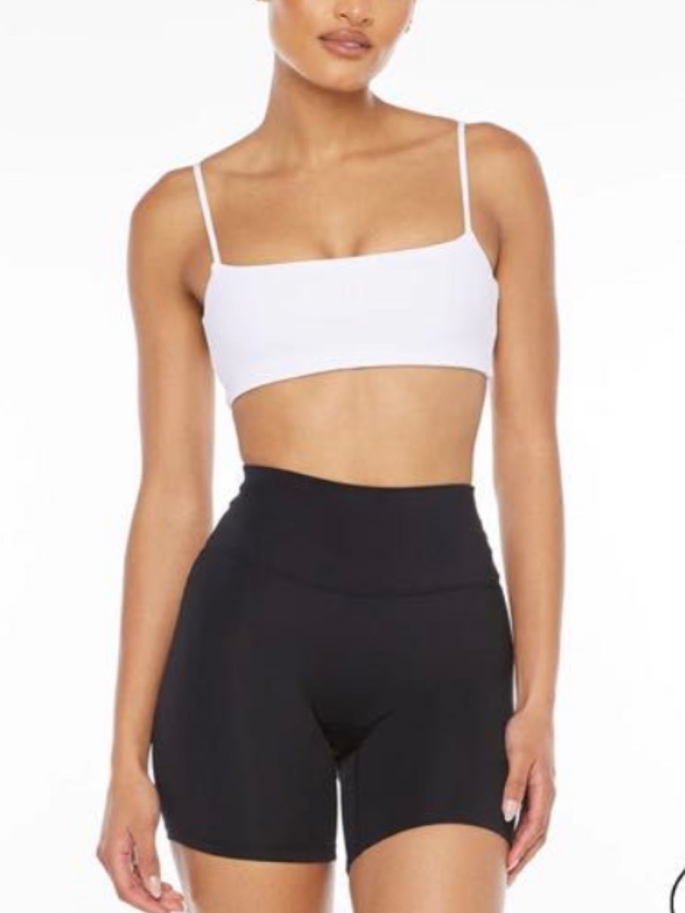 Crop Shop Boutique Freedom Staple Crop in White